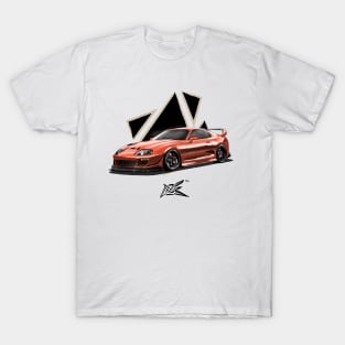 toyota supra a80 orange T-Shirt